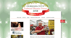 Desktop Screenshot of durhamchristmasfestival.com